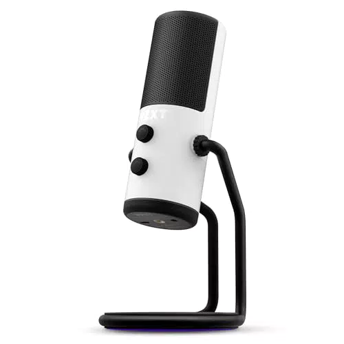 NZXT Capsule AP-WUMIC-W1 - Microfono USB High-Quality per Streaming Cardioide