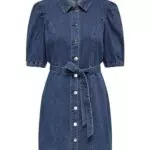 ONLY Abito in Jeans SS Belt DNM MBD Noos