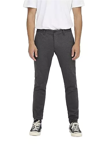 ONLY & SONS Pantaloni Onsmark Tap Herringbone per Uomo