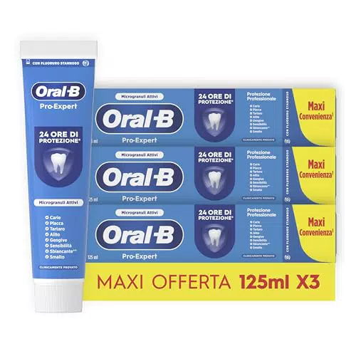 Oral-B Dentifricio Pro-Expert Protezione Professionale con Microgranuli 125 ml