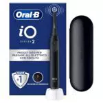 Oral-B iO 2 Spazzolino Elettrico Oral B, Nero, 1 Testina Di Ricambio
