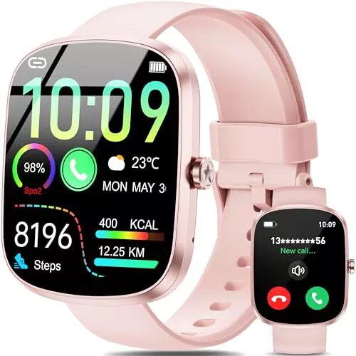 Oukitel Smartwatch 1.91" Impermeabile IP68 con Chiamate e Monitoraggio SpO2