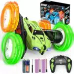 PANACARE Auto acrobatica RC 4WD reversibile con telecomando e luci per bambini