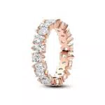Pandora Anello 183021C01 Banda Lucida in Acciaio Inossidabile
