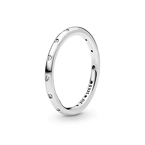 Pandora Anello 190945CZ in Argento con Zirconia Gocce Scintillanti