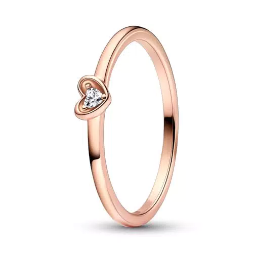 Pandora Anello Moments Radiant placcato in oro rosa con zirconi cubici