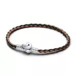 Pandora Bracciale 593361C01-S2 in pelle elegante e raffinata