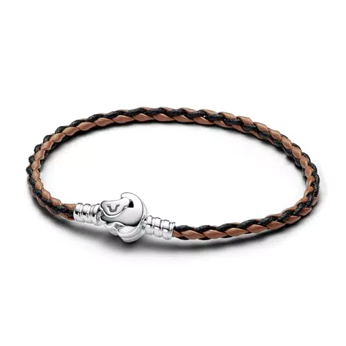 Pandora Bracciale 593361C01-S2 in pelle elegante e raffinata