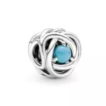 Pandora Ciondolo Moments Eternity Circle in argento Sterling con cristallo