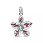 Pandora Demogorgon - Ciondolo grande in argento sterling con zirconi