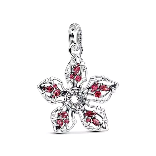 Pandora Demogorgon - Ciondolo grande in argento sterling con zirconi