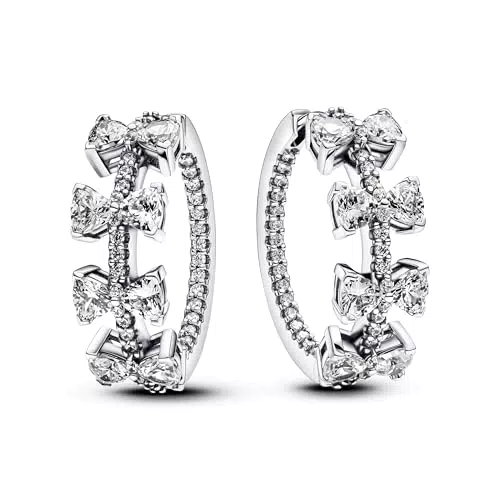 Pandora Orecchini Timeless 293545C01 in argento sterling con zirconi