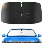 Parasole Auto 2025 - Rotazione 360°, Protezione UV UPF 50+, Isolamento Termico