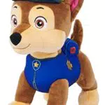 Paw Patrol - Chase Peluche Interattivo con Suoni e Coda Scodinzolante per Bambini