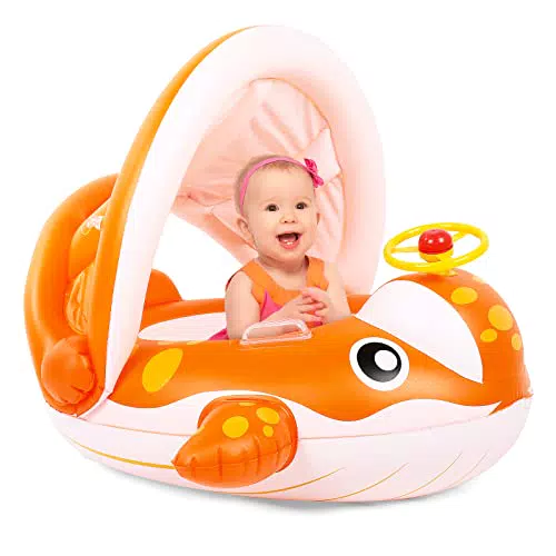 Peradix Ciambella da Nuoto Protetta per Bambini da 9 a 36 Mesi