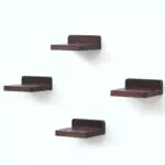 Phoenancee Mensole Galleggianti da Parete in Legno per Oggetti Decorativi