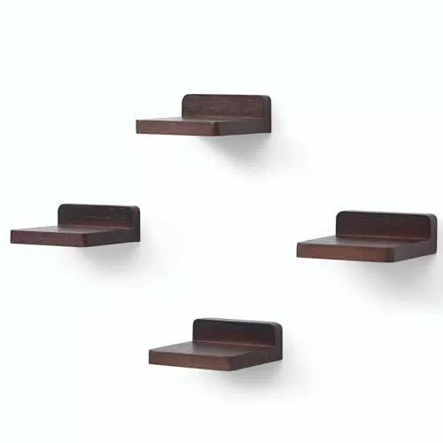 Phoenancee Mensole Galleggianti da Parete in Legno per Oggetti Decorativi