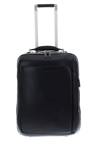 Piquadro Modus Trolley cabin 2 ruote in pelle per PC 15.6" a due scomparti