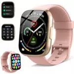 Poounur Smartwatch Uomo e Donna con Chiamate, Contapassi e Fitness Tracker