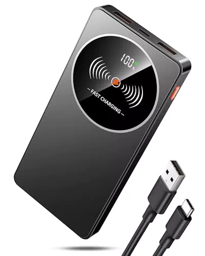 Power Bank Ricarica Rapida 10000mAh 22.5W per iPhone, Samsung, Xiaomi, Android