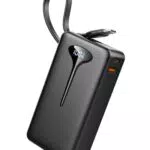 Power Bank 10000mAh Ricarica Rapida 22.5W con Cavo USB C Integrato
