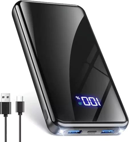 Anker Power Bank 10000mAh Ultra Sottile Ricarica Rapida USB-C 22.5W PD 3.0