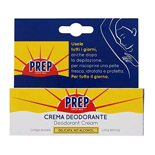 Prep, Crema Deodorante, Antitraspirante, Protezione 48h