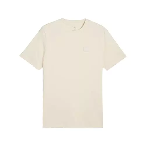PUMA Ess Elevated Tee Unisex - Maglietta per Adulto Comoda e Versatile