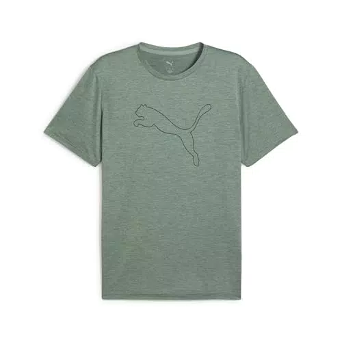 PUMA M TAD Essential Heather Cat Tee, Magliette Unisex - Adulto