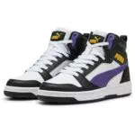 PUMA Rebound V6 Mid JR - Scarpe da Ginnastica per Bambini