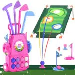 QDRAGON Set Giocattolo Golf per Bambini da 3 a 6 Anni