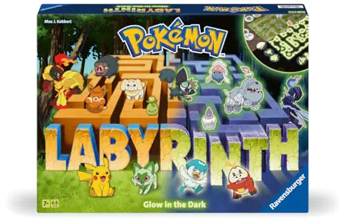 Ravensburger - Labirinto Pokémon, Gioco da Tavolo per Famiglie, 2-4 Giocatori
