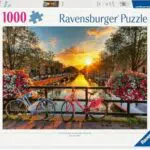 Ravensburger - Puzzle Biciclette Da Amsterdam, Regalo per Adulti e Bambini 14+