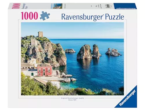 Ravensburger Puzzle Faraglioni di Scopello, Sicilia - Regalo per Adulti e Bambini