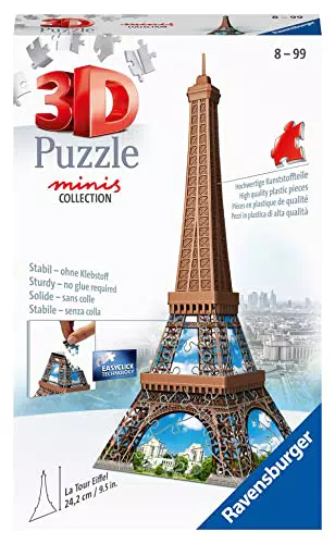 Ravensburger Puzzle 3D Torre Eiffel - Gioco Creativo per Bambini dagli 8 Anni