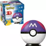 Ravensburger - Puzzle 3D Poké Balls Masterball | Puzzle per Bambini dai 6 Anni