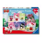 Ravensburger - Puzzle Hello Kitty Confezione Tripletta per Bambini 5 Anni