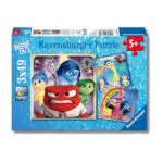 Ravensburger Puzzles Inside Out - Confezione da 3 Puzzle per Bambini 5 Anni
