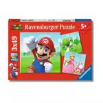 Ravensburger Puzzle Super Mario - Confezione da 3 per Bambini 5 Anni e Oltre