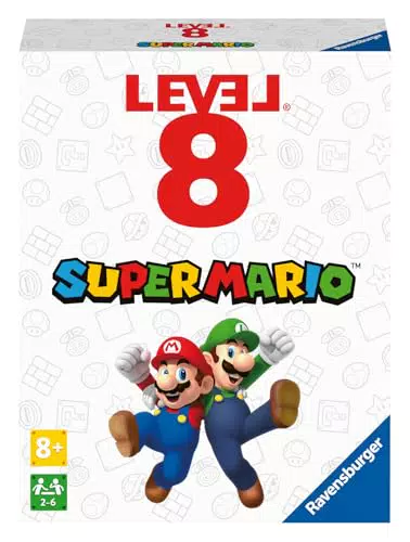 Ravensburger Gioco di Carte Super Mario – Divertimento per 2-6 Giocatori 8+ Anni