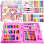 Unicorno - Valigetta Colori e Giochi Creativi per Bambine 4-10 Anni