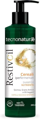 Tecnonaturae Shampoo Nutriente per Capelli Secchi e Sfibrati con Oli Leggeri