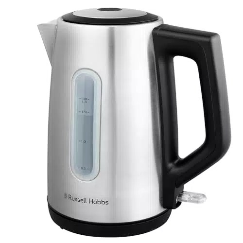 Russell Hobbs Bollitore Elettrico Heaton 27380-70 con Coperchio a Pressione e Illuminazione Blu