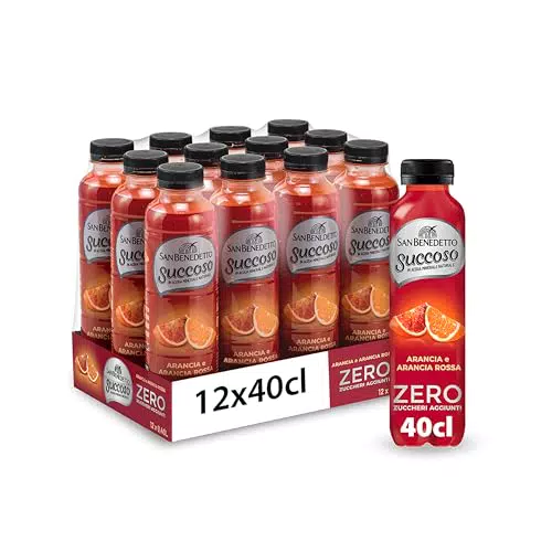 San Benedetto Succoso Zero Arancia Rossa - Bevanda Leggera Senza Zuccheri