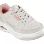 Skechers Uno Court - Sneaker Donna in Pelle Naturale Duraleather