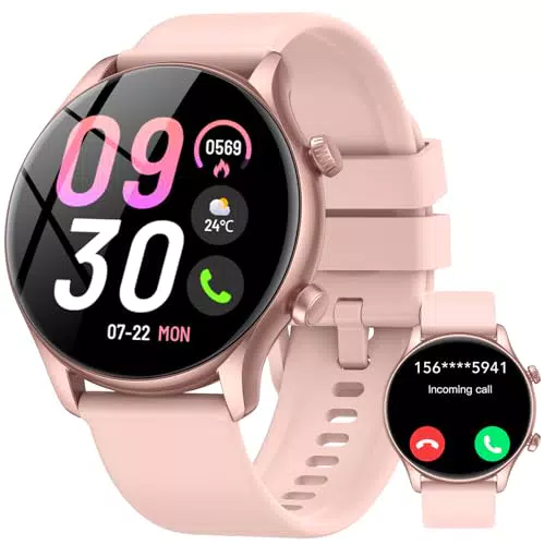 Smartwatch Donna, Orologio Smart con Chiamate e Fitness Tracker 120+ Sportive