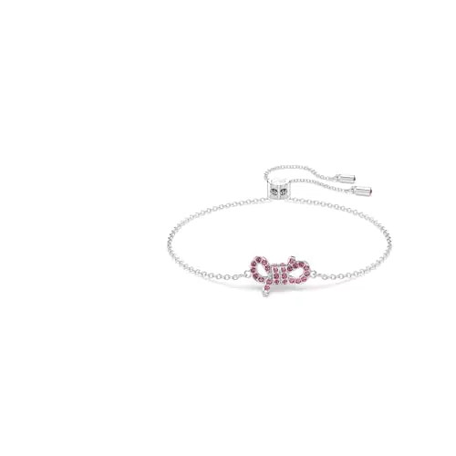 Swarovski Braccialetto Lifelong Bow Placcato Rodio