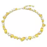 Swarovski Collana Gema Placcato Oro, Design Elegante e Raffinato
