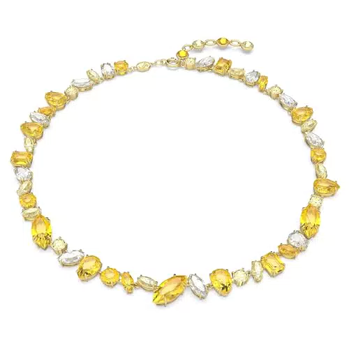 Swarovski Collana Gema Placcato Oro, Design Elegante e Raffinato