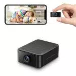 Telecamera Spia, Telecamera Wifi Interno 4K con Visione Notturna